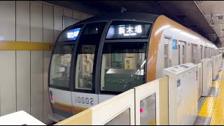 各駅停車新木場行きの東京メトロ10000系10102F