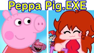Friday Night Funkin' VS Peppa Pig FULL WEEK + Cutscenes & Ending | PEPPA.EXE (Muddy Puddles Funkin)