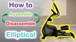 How to assemble and disassemble an elliptical machine for moving