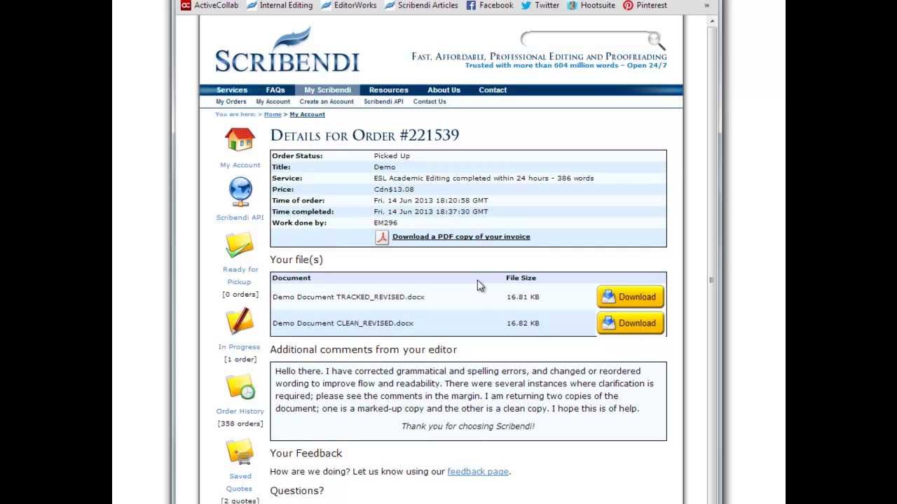 How Scribendi Works Scribendi Editing And Proofreading Youtube