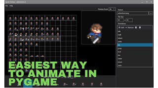 Easiest way to animate in pygame and python