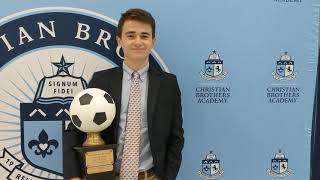 Senior Brett Sieg on CBA's 2020 Team of the Year Award