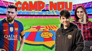 ΜΠΗΚΑΜΕ ΣΤΑ ΑΠΟΔΥΤΗΡΙΑ - FC Barcelona Camp Nou Stadium Tour !