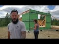 Family Builds Mountain Home In 30 Minutes  Start To Finish TIMELAPSE
