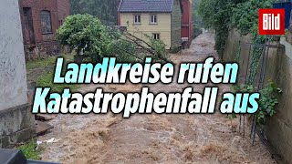 Schwere UNWETTER-KATASTROPHE in Deutschland – So dramatisch ist das Hochwasser | News-Update