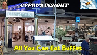 Limanaki Ayia Napa Cyprus - All You Can Eat Buffet - Great Value.