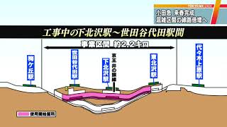 小田急、輸送力向上へ複々線化工事