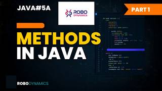 Java #5A — Methods in Java Part 1: