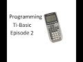 How To Program Your Calculator - Episode 2 *Quadratic Formula*