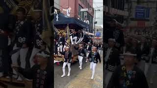 令和5年10月8日　岸和田市八木だんじり祭　午後曳行　池尻町　やりまわし　久米田