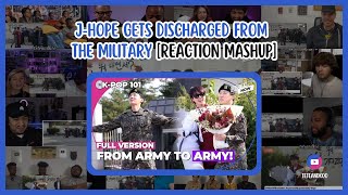 [BTS] J-Hope gets discharged from the military | Reaction mashup