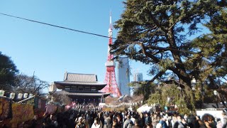 増上寺を歩く 2025年1月2日 謹賀新年！