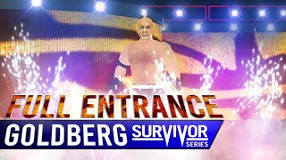 Wr3d Goldberg makes his entrance - Survivor series 2016