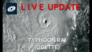 Super Typhoon Odette (Rai) a Category 5 near the Philippines - Landfall Coverage