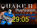 Quake II (PSX) speedrun - Any% Controller - Easy - 29m05s [WR]