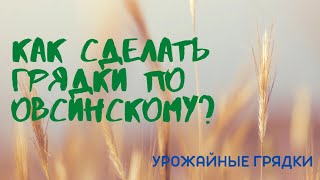 Грядки по Овсинскому- Лучшие грядки без полива.Как сделать?