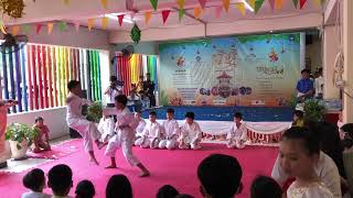 Karate performance at AIS 15th cultural event