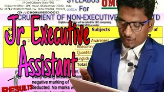 Jr. Executive Assistant of OMC LTD. Syllabus