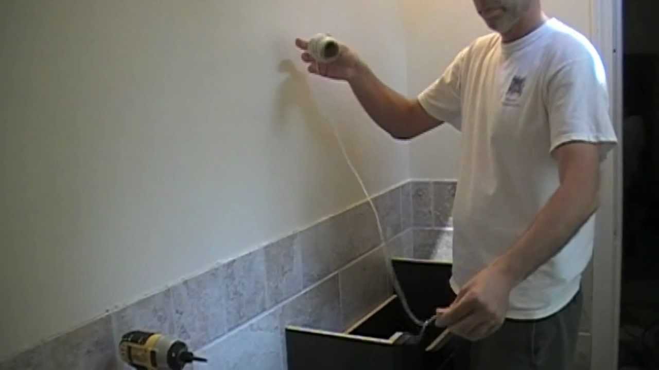 Installing Bath Vanity Cabinet