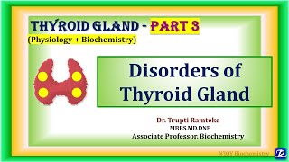 3: Disorders of thyroid gland | Thyroid Gland | Physiology + Biochemistry