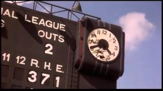 The Natural  Roy Hobbs smashes the clock at Wrigley