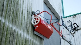 Mechanical façade cleaning with hyCLEANER® red EVO I