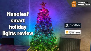 Nanoleaf holiday string light review - Upgrade your HomeKit Christmas with these matter decorations