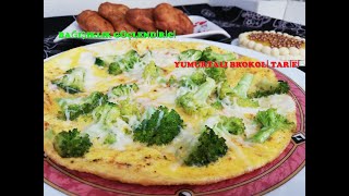 BAĞIŞIKLIĞI GÜÇLENDİRİCİ😍 (YUMURTALI BROKOLİ TARİFİ) BROCCOLI OMELETTE (WITH ENGLISH SUBTITLES)👌