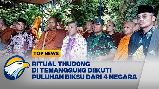 Peserta Thudong Disambut Meriah Warga Temanggung