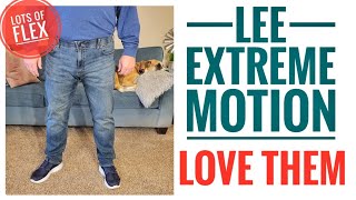 I LOVE Lee Men's Performance Series Extreme Motion Jeans   VERY FLEXIBLE!!!!