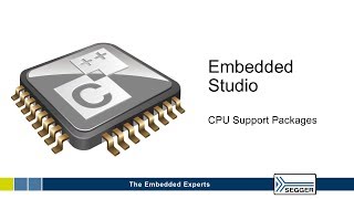 Embedded Studio CPU Support Packages