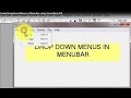 Learn Visual Basic 6.0-Create Dropdown Menus in Menubar using Visual Basic 6 0