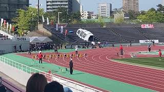 2023新潟市選手権中学女子100m A決勝仲由緋彩・安部夢花RizeAC 21