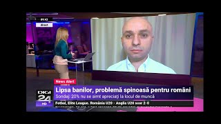 Sanatatea psihica a oamenilor din companii. Rolul psihoterapiei - Digi24 13.10.2023 Jurnal ora 09:00