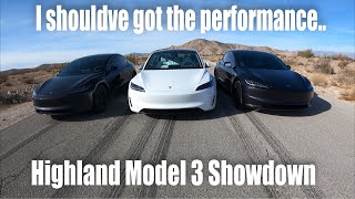 2024 Tesla Model 3 Performance vs Long Range RACE!