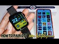 How to pair DT1 /cara pairing | Aplikasi Wearpro | 200+ Watchface DT1 DIY keren Speaker Kenceng