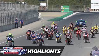 HONOS Superbike Race 1 Highlights at Laguna Seca 2020