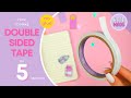 How to make double sided tape at home | NO GLUE