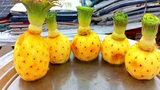 Very sweet small pineapple in Bangladesh ( খুবই মিষ্টি আনারস , মাত্র 20 টাকা)