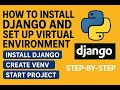 How to Install Django and Set Up Virtual Environment Step-by-Step |  Python Web Development 2025