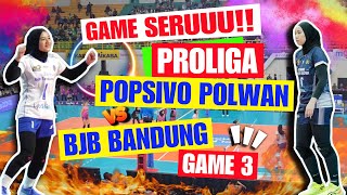 GAME-3 FULL HIGHLIGHT PROLIGA 2025. BJB BANDUNG VS POPSIVO POLWAN