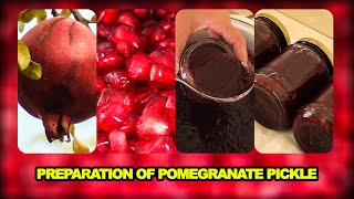 the procedure for making pomegranate juice / порядок приготовления гранатового сока /  EN RU