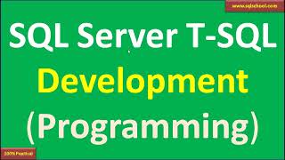 SQL Server TSQL Training