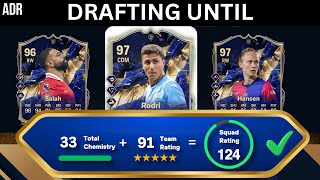 Drafting Until I get a World Record 124 Fut Draft!