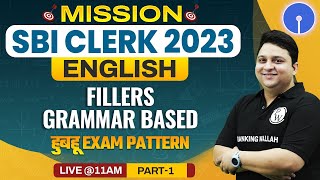 SBI Clerk 2023 | Fillers in English | Fillers Grammar Based | SBI Clerk English | By Anubhav Sir