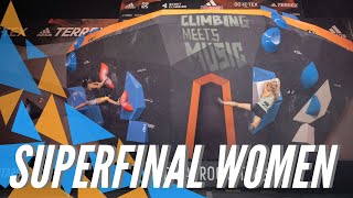 Futaba Ito (JPN) vs. Janja Garnbret (SLO) | adidas ROCKSTARS 2019 - Superfinal Women