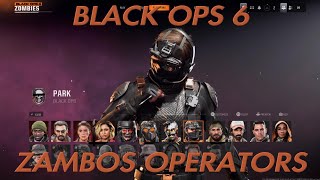 CALL OF DUTY BLACK OPS 6 | ALL OPERATORS + SKINS