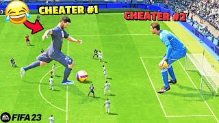 Funniest 𝗙𝗜𝗙𝗔 𝟮𝟯 CHEATERS 😂 (Fails & Glitches)