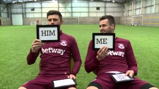 Me and Him...with Aaron Cresswell and Carl Jenkinson