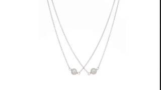 Dogeared Mother \u0026 Daughter, 2 Small Pearl Necklace SKU:8940260